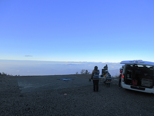 ドローンの離発着場所