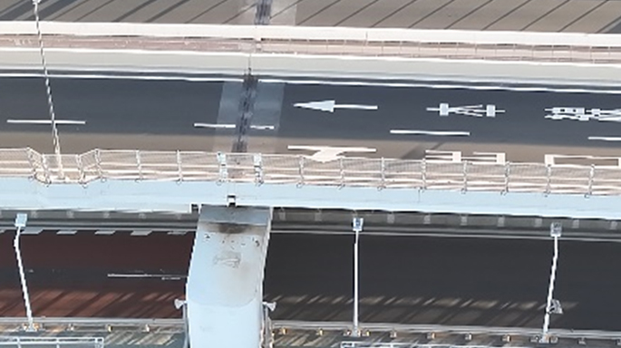 機体撮影映像
